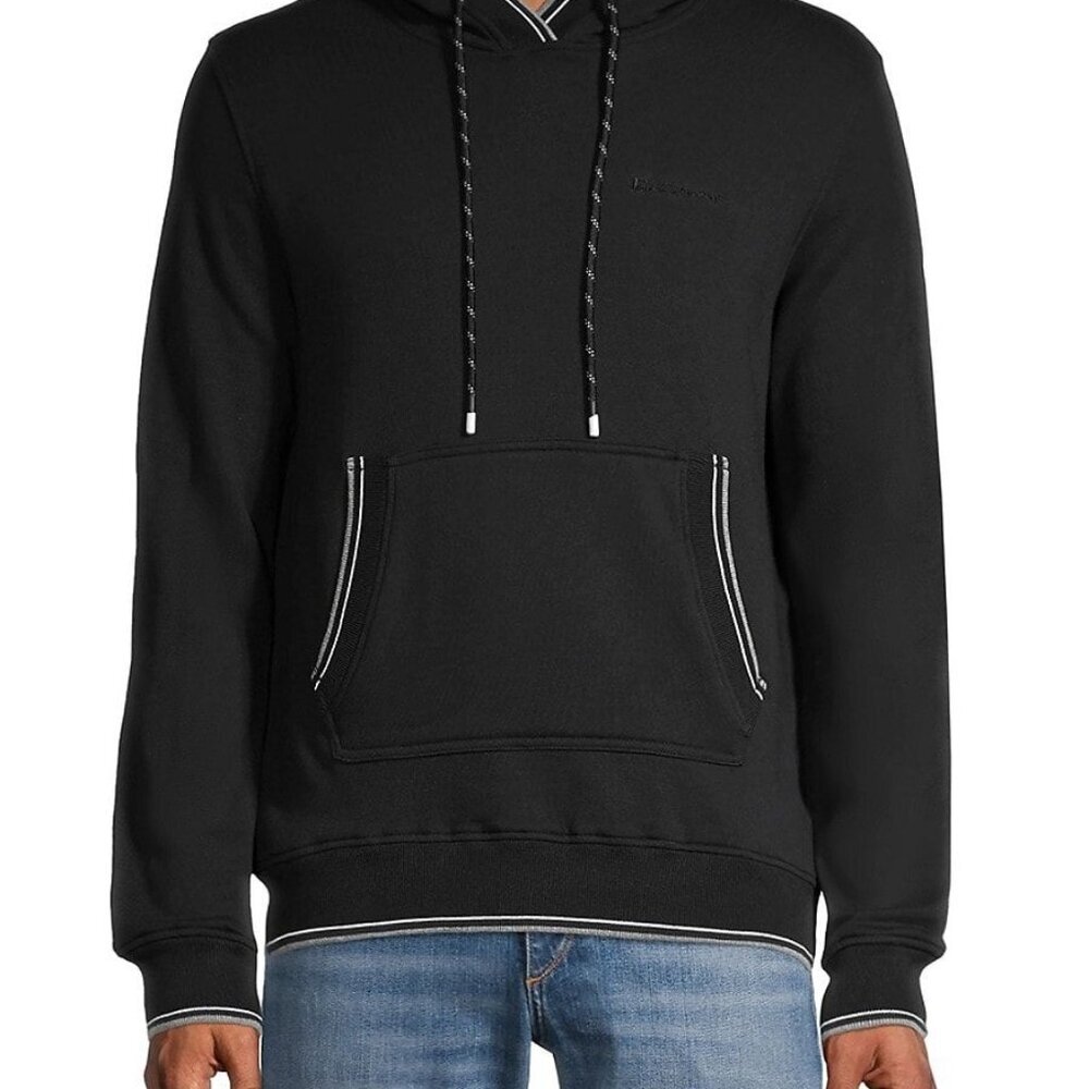 Ben Sherman Men's Regular Fit Mod Logo Hoodie - Black - Size M